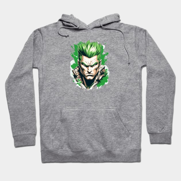 Guile from Street Fighter Design Hoodie by Labidabop